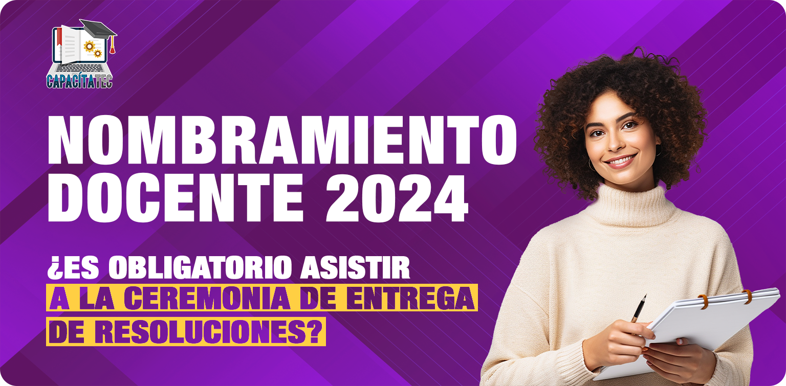 ¿ES OBLIGATORIO ASISTIR A LA CEREMONIA DE ENTREGA DE RESOLUCIONES?