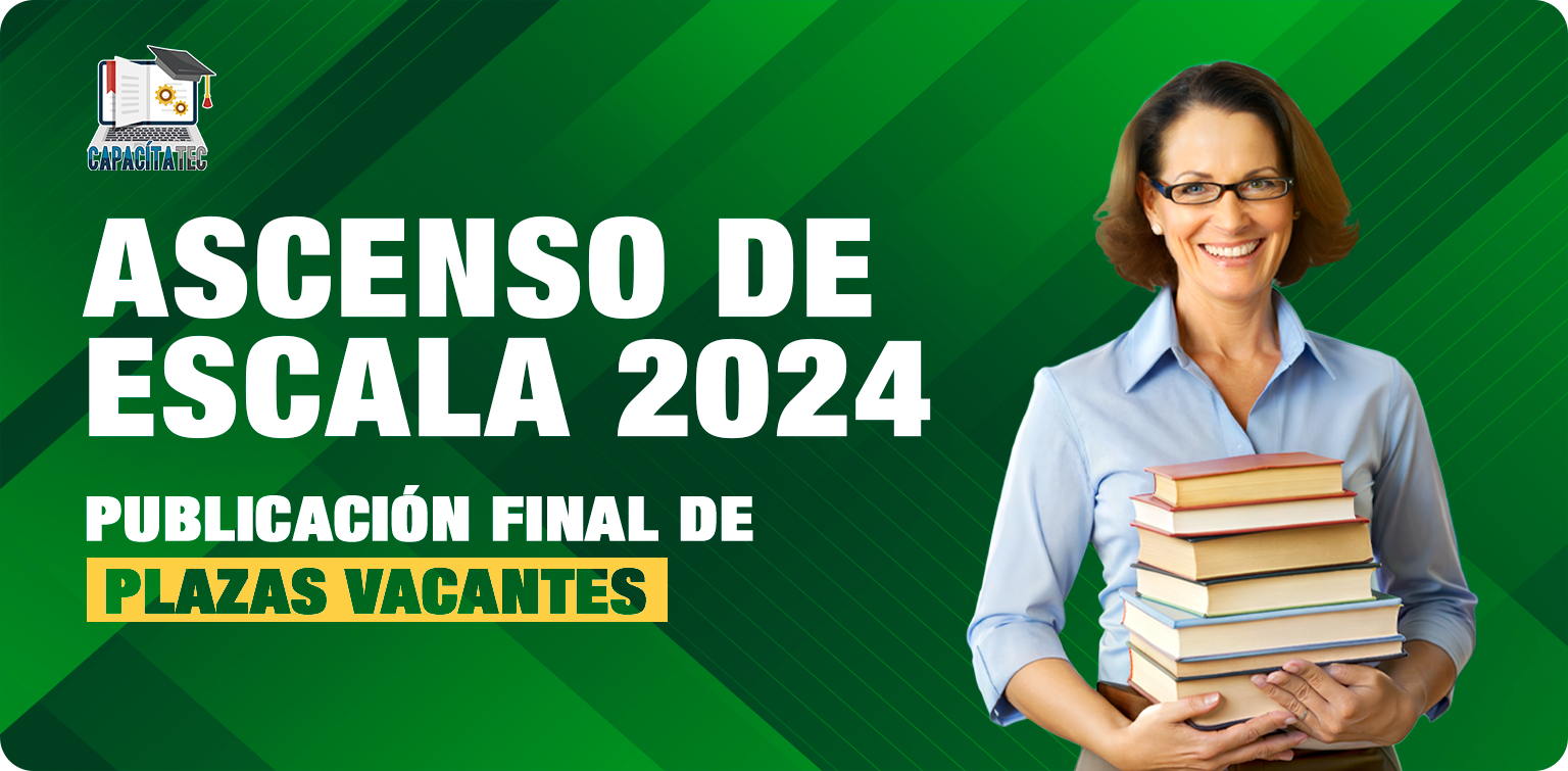 PUBLICACIÓN FINAL DE PLAZAS VACANTES